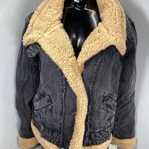 We The Free Rylee Denim Moto Jacket Women’s